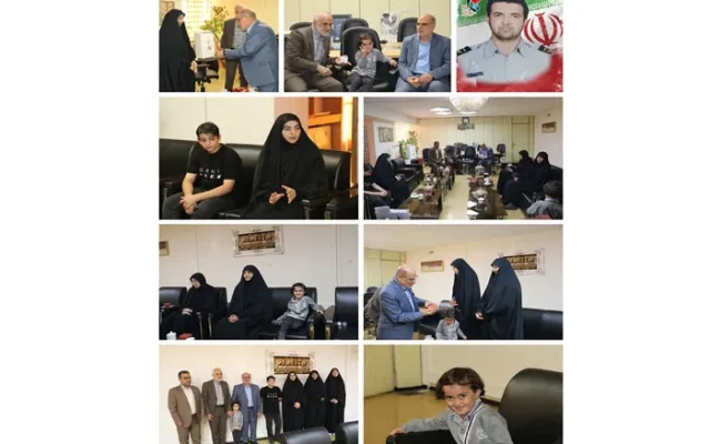 دیدار معاون منابع انسانی و امور فرهنگی قوه قضاییه با خانواده جان فدایِ شهید ندامتگاه اوین