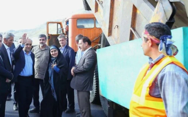 همه بازدیدهای فرزانه صادق از زنجان تا میانه و ترکمنچای و تبریز