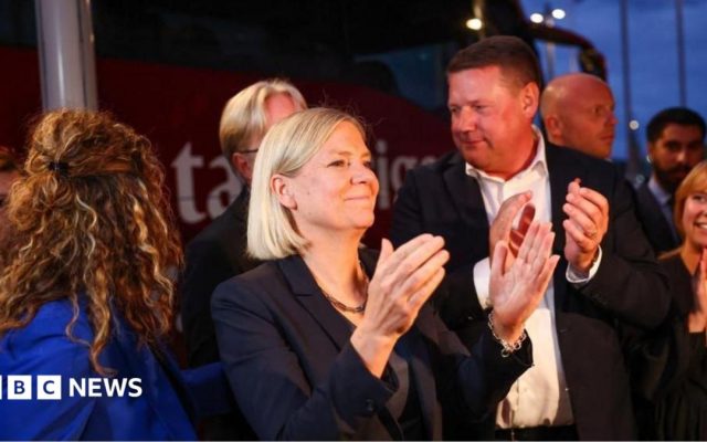 Swedish party blocs tied after Sunday vote, projections say