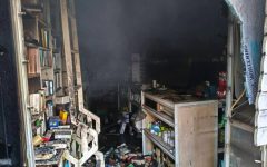 حریق در انبار داروخانه؛ عملیات نفس‌گیر آتش‌نشانان در یوسف‌آباد