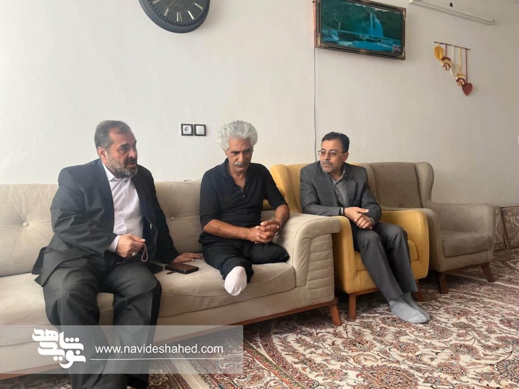 دیدار مدیرکل ورزشی و اردویی بنیاد شهید با جانبازان ورزشکار در قوچان