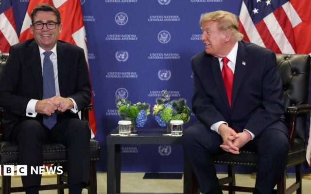 Trump says he can do business with Burnham but criticises 'terrible' Chagos deal