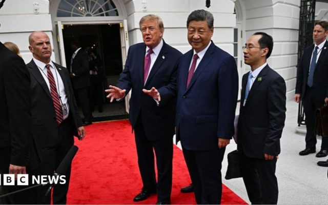 Chinese president's visit to Washington all pomp but little progress so far