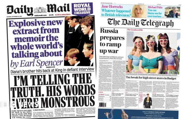 The Papers: 'Monstrous words' and 'Russia to ramp up war'