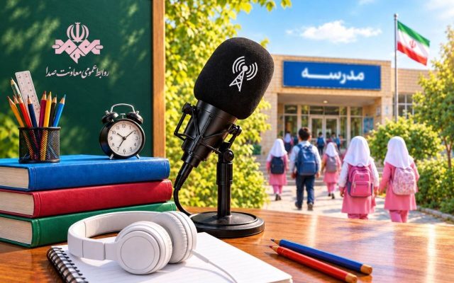 صدای مدرسه روی موج رادیو