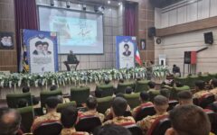 تجلیل از سربازان وظیفه سپاه شهدای آذربایجان غربی