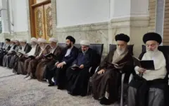 مراسم هفتمین شب ارتحال آیت‌الله شبیری زنجانی در قم برگزار شد
