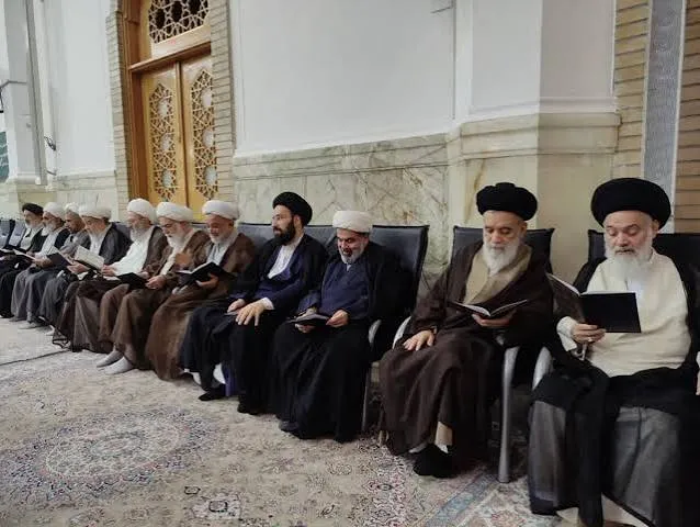 مراسم هفتمین شب ارتحال آیتالله شبیری زنجانی در قم برگزار شد