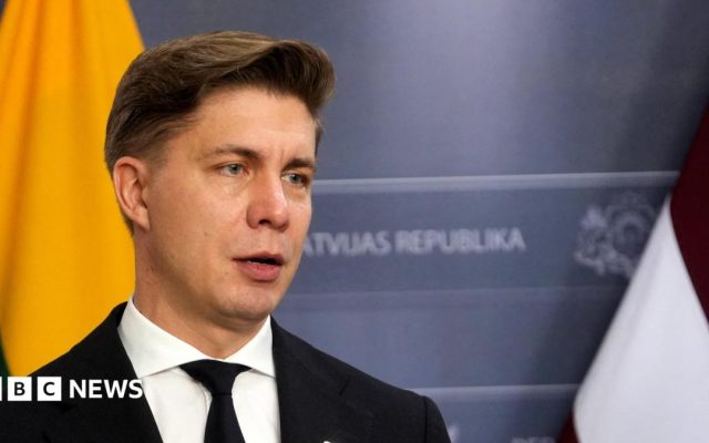 Lithuania ready to 'fight back' but has evacuation plans in face of Russia threats, PM tells BBC