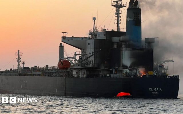 Two sailors missing after tanker attacked in Strait of Hormuz, Oman says