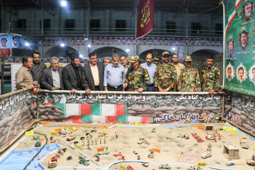 برپایی نمایشگاه افلاکیان خاکی در شهر حبیب آباد