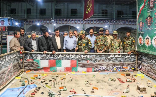برپایی نمایشگاه افلاکیان خاکی در شهر حبیب آباد
