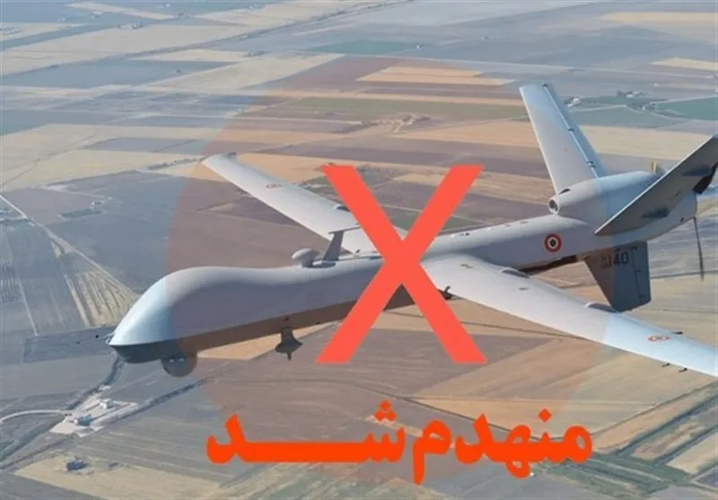 ادامه شاهکار پدافندی؛ انهدام پهپاد MQ-1 بر فراز تنگه هرمز توسط سپاه