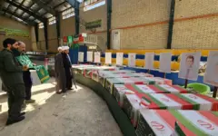 تجلیل سفیران کریمه از شهدای حمله ناجوانمردانه دولت تروریست آمریکا به لامرد