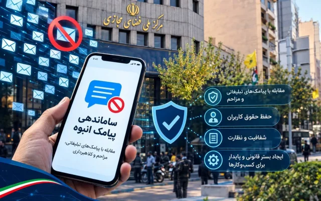 اقدام مشترک مرکز ملی فضای مجازی و دستگاه‌های اجرایی برای ساماندهی بازار ۱۲ همتی پیامک انبوه