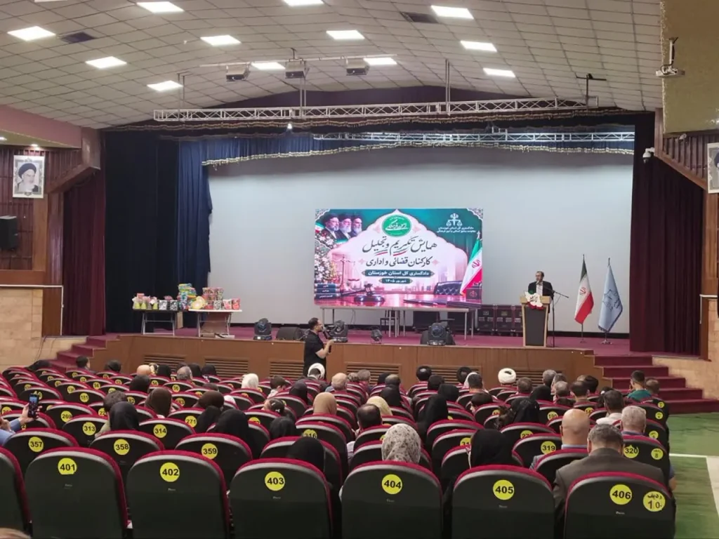 رئیس کل دادگستری خوزستان: پشت‌صحنه هر رأی عادلانه در دستگاه قضایی، صبوری و پشتیبانی معنوی خانواده‌های قراردارد