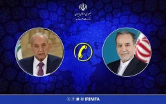 تماس تلفنی عراقچی با رئیس مجلس نمایندگان لبنان