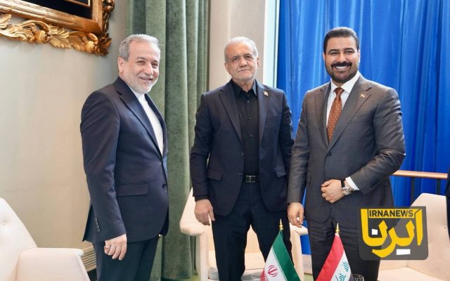پزشکیان در دیدار با نخست وزیر عراق چه گفت و چه شنید/ عکس سه نفره پزشکیان، عراقچی و علی الزیدی