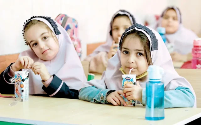 هر میان‌وعده مدرسه چند‌؟