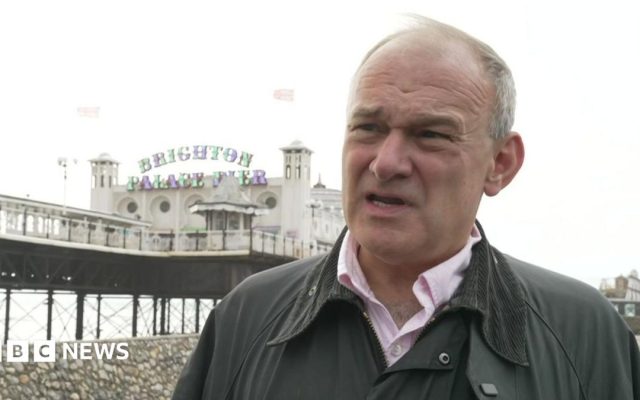 Davey says Lib Dems are 'firewall against Farage' as conference begins