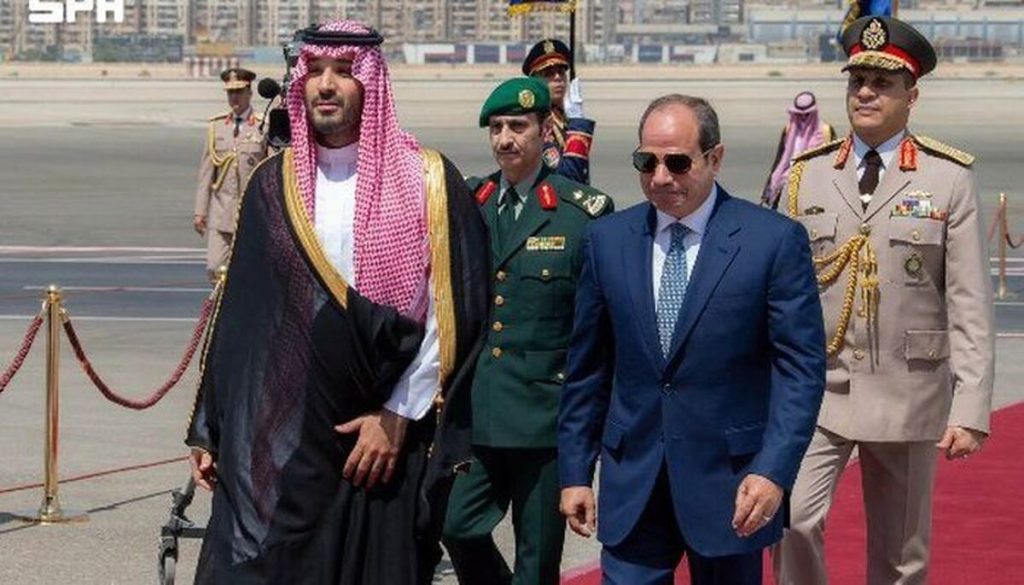 ولیعهد عربستان وارد مصر شد