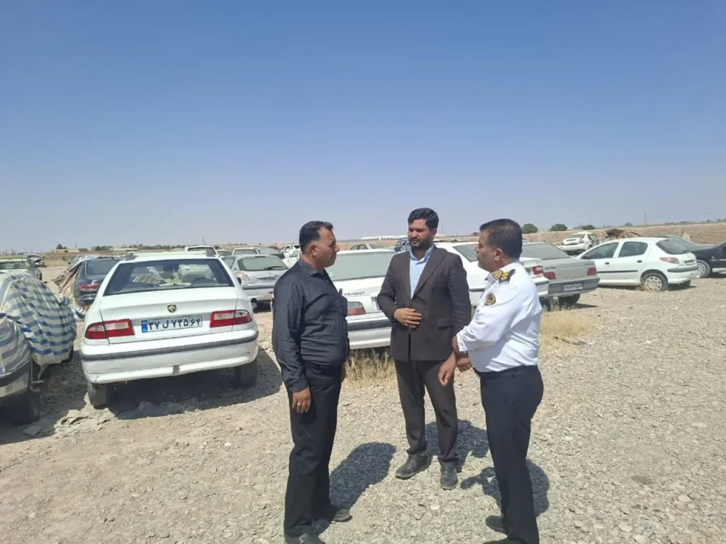 پارکینگ وسایل نقلیه توقیفی خاتم ساماندهی میشود