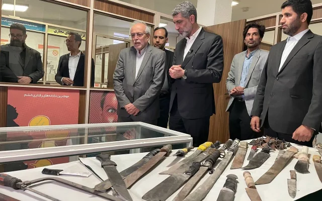 بازدید معاون اجتماعی و پیشگیری از وقوع جرم قوه قضاییه از نمایشگاه دائمی پیشگیری و مرکز مشاوره حامی خانواده البرز