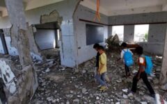 حمله موشکی عربستان به یک مدرسه در یمن