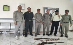 برخورد قاطع با شکارچی غیرمجاز در باشت؛ کشف گوشت کل وحشی و سلاح غیرمجاز