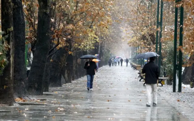 فعال شدن سامانه بارشی در این مناطق تهران