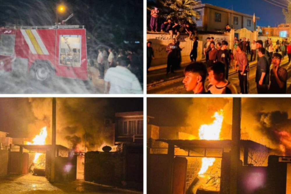 آتشسوزی یک خانه در سرپلذهاب