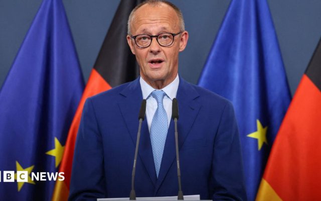 German Chancellor Merz calls state election a 'disaster' for his party but vows to stay on