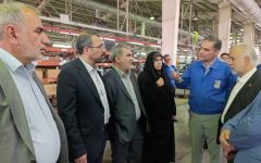 بازدید کمیسیون ویژه حمایت از تولید از ایران‌خودرو فارس برای بررسی موانع افزایش تولید