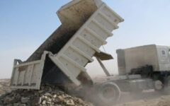 کامیون های حمل پسماند عمرانی ساماندهی می شوند