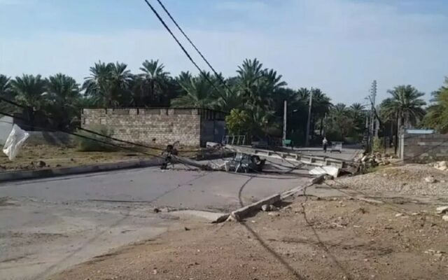 خسارت طوفان به تاسیسات برق هرمزگان برآورد شد