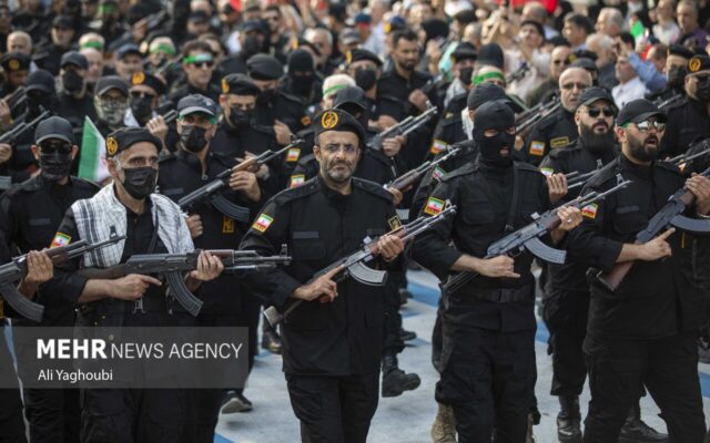 حضور ۱۳۰ یگان در اجتماع «جانفدای ایران» در ساری