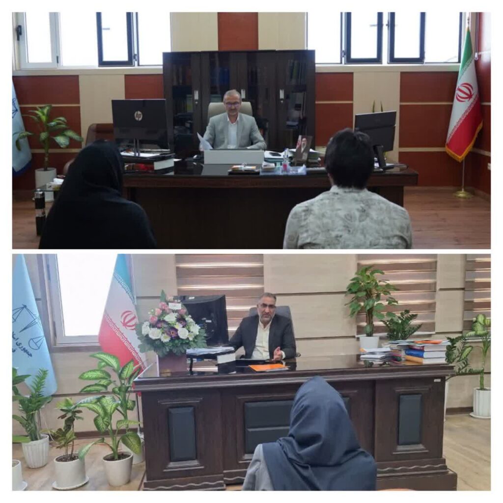 بررسی مشکلات قضایی ۴۵ مراجعه کننده در دیدار مردمی با مسئولان قضایی خراسان جنوبی