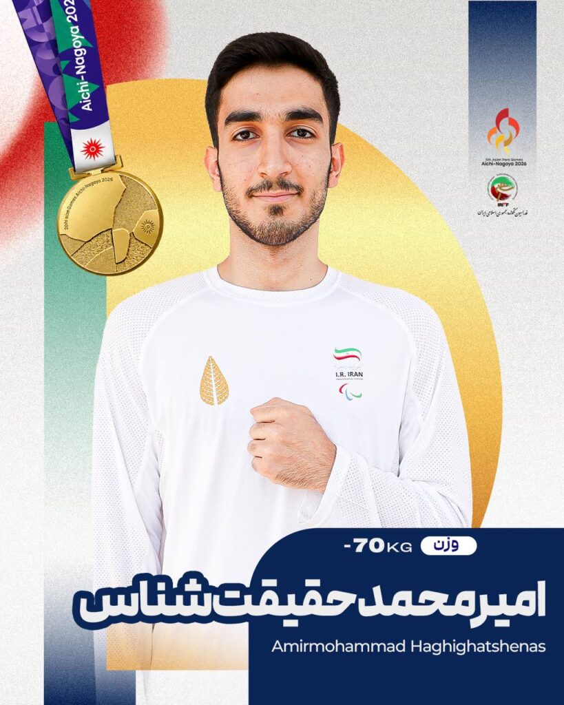 پاراآسیایی ناگویا، نشان طلای حقیقتشناس در پاراتکواندو