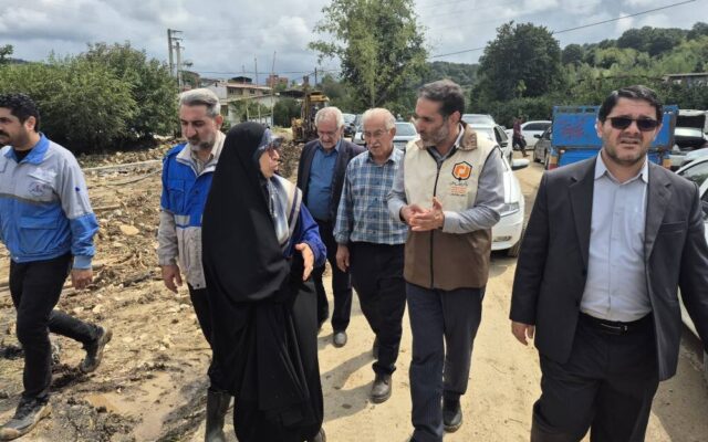 پیگیری عالیه زمانی برای بازگشت خانه بهداشت اسبوکلا به چرخه خدمت رسانی/ بازدید از مناطق سیل زده ساری و پیگیری جبران خسارت ها