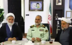 دیدار فرمانده تیپ مستقل ۸۳ امام جعفر صادق با فرمانده انتظامی استان قم