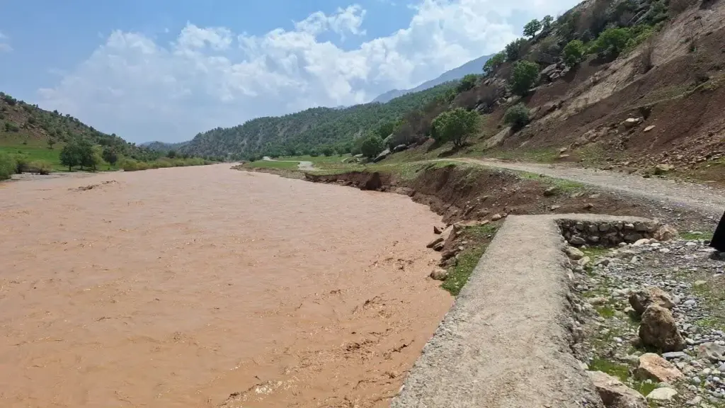 بروز سیلاب در مناطق روستایی سلماس
