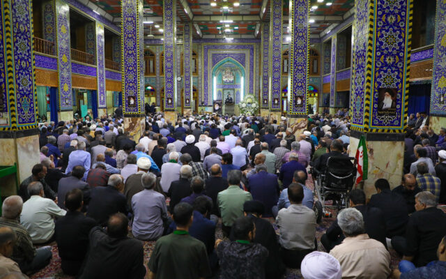مراسم ترحیم آیت‌الله حاج سید علیرضا حیدری (ره) در یزد