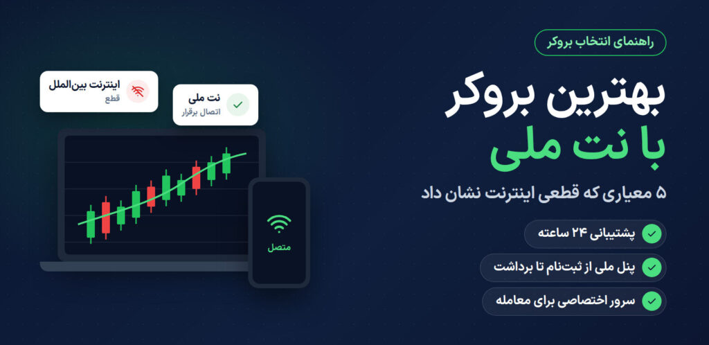 بهترین بروکر با نت ملی کدام است؟ + مقایسه بروکرها