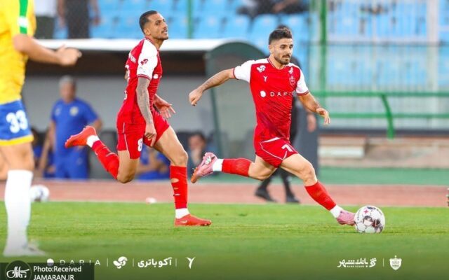 هفته نهم لیگ برتر| مس شهر بابک 0-0 پرسپولیس (نیمه اول)