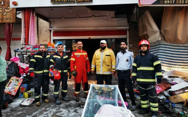 آتش‌سوزی فروشگاه اسباب‌بازی در یاسوج مهار شد