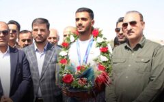 استقبال نمایندگان سیستان و بلوچستان از نایب‌قهرمان آسیا در زابل/گازرسانی به ۲ هزار واحد مسکونی مددجویان استان