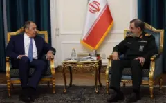 دیدار دبیر شورای عالی امنیت ملی با سرگئی لاوروف