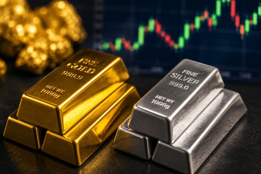 پیش بینی مسیر کوتاهمدت طلا و نقره | نفت ۱۱۰ دلاری ترمز صعود قیمت طلا را کشید؟ | سقوط سهام فناوری در والاستریت
