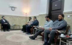 قدردانی سیدعلی خمینی از سازمان بهشت زهرا(س) در ایام جنگ