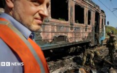 Fear and disruption for Ukraine's rail passengers as Russia escalates drone attacks